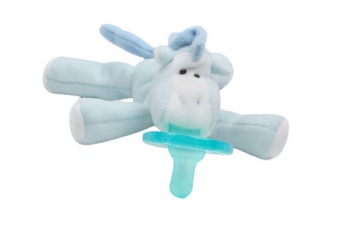  WubbaNub Pony mit Schnuller blau