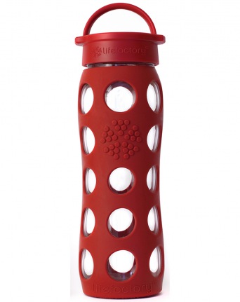  LIFEFACTORY Glastrinkflasche in verschiedenen Farben
