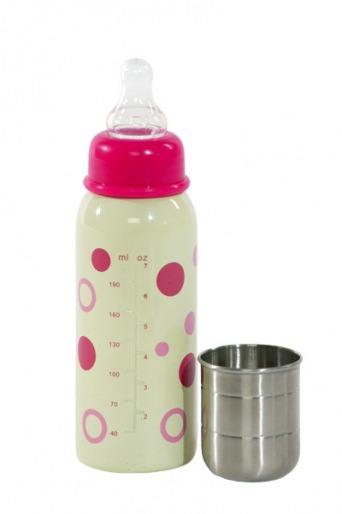  Edelstahl Babyflasche Girl