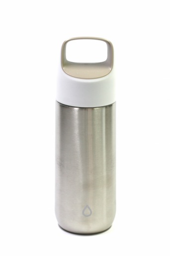  KOR VIDA Designer Trinkflasche greige