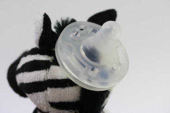  Pacimal Schnuller mit Kuscheltier Zebra